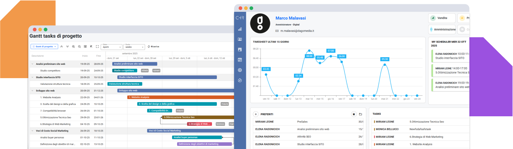 Chronos gestionale erp di dagomedia Chronos gestionale erp di dagomedia